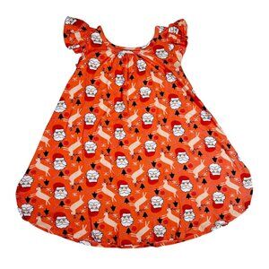 Dot Dot Smile Flapper  Dress Girls 3/4 Santa Reindeer Christmas Holiday Winter